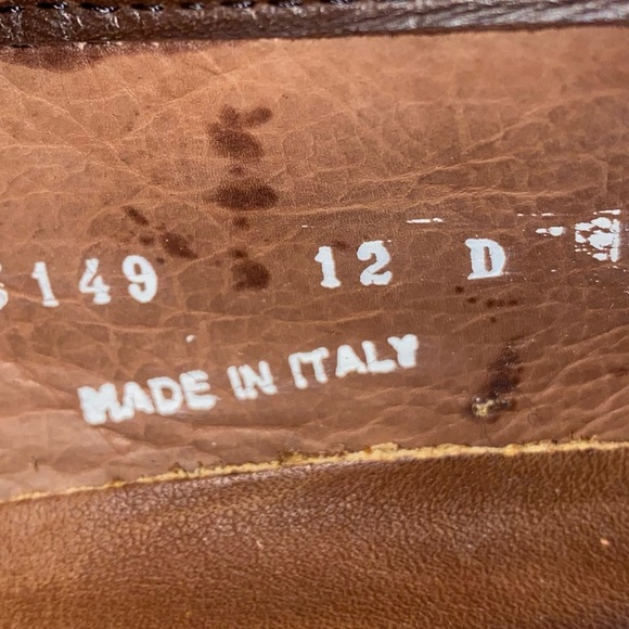 NEW NOS Florsheim Royal Imperial Exotic Eel Crocodile Loafers Shoes Italy 12 USA - Picture 15 of 16